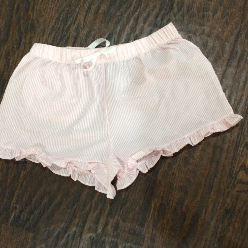 Pajama shorts seersucker